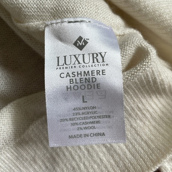 Members Mark Luxury Premiere Collection Cashmere Blend Women's Hoodie - Picture 11 of 13